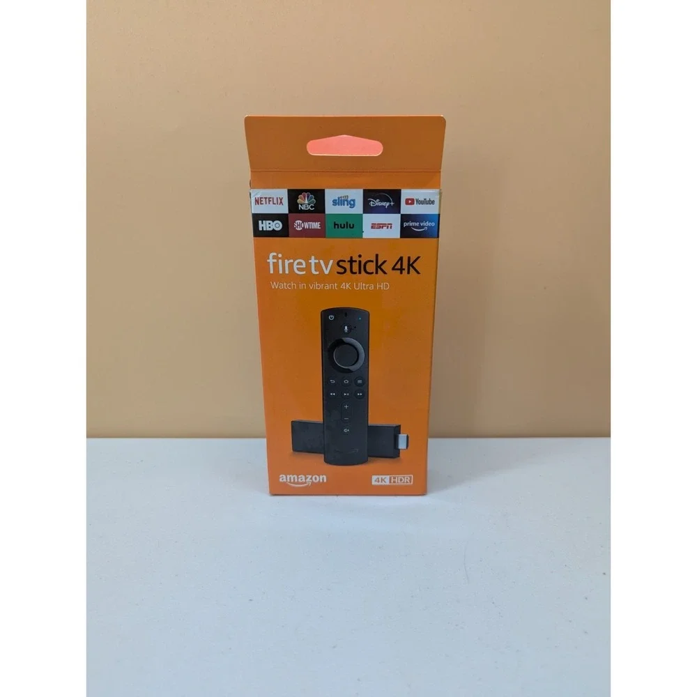 Amazon Fire TV Stick 4K UHD Streaming Media Player with Alexa Remote Plug Play - Picture 1 of 7